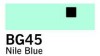 Copic Marker-Nile Blue BG45